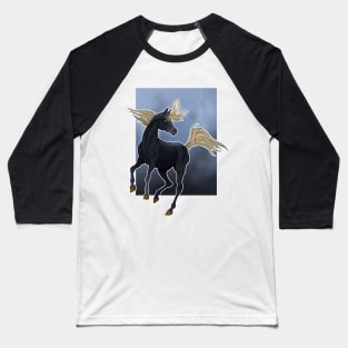 Stormy unicorn Baseball T-Shirt